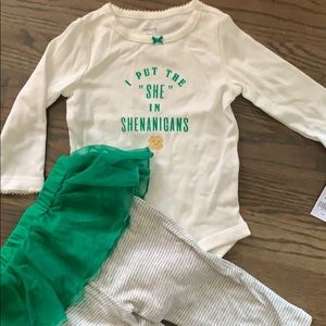 Baby girl St. Patrick’s Day outfit